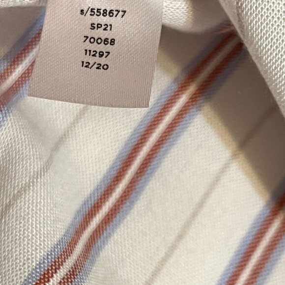 Loft striped womens button down blouse patriotic colors(SALE) - Picture 12 of 14